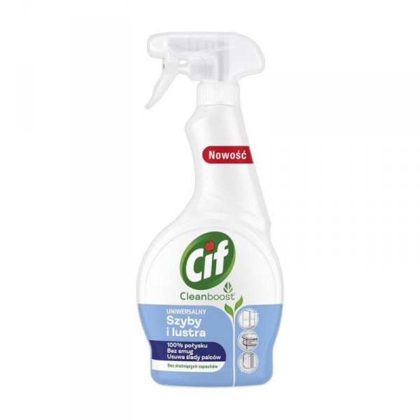 CIF Cleanboost Uniwersalny spray do szyb i luster 500 ml