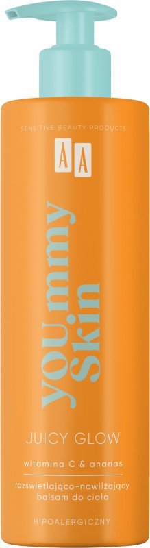 AA YOU.mmy Skin Juicy Glow Balsam do ciała rozświetlająco-nawilżający 400ml