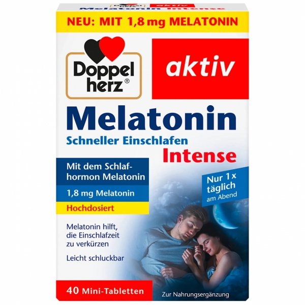 Melatonina Intense Doppelherz, 40 tabletek