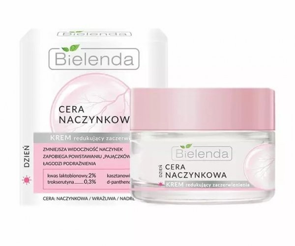 Bielenda Cera Naczynkowa Krem redukujący zaczerwienienia na dzień  50ml