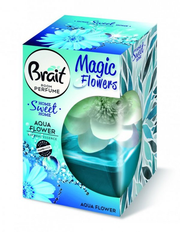 Brait Magic Flower Dekoracyjny Odświeżacz powietrza Aqua Flower  75ml