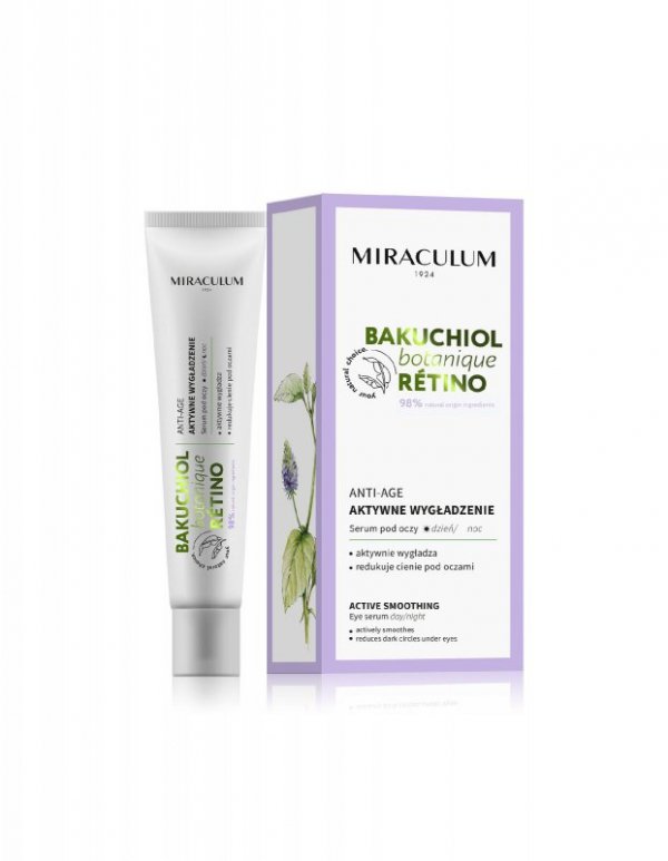 Miraculum Bakuchiol Botanique Retino Serum pod oczy - aktywne wygładzenie 20ml
