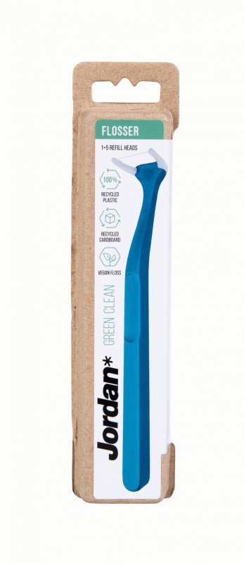 Jordan Green Clean Rączka do nici dentystycznej - mix kolorów 1szt