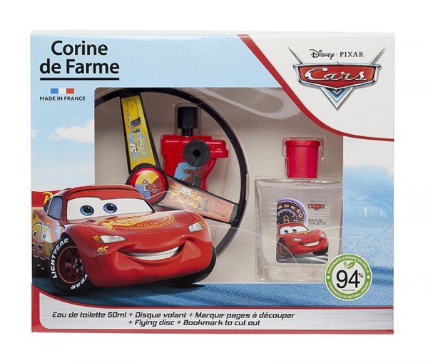 Corine De Farme Disney Zestaw prezentowy dla chłopców Cars 1op.