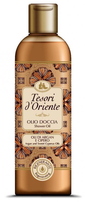 TESORI D`ORIENTE Olejek pod prysznic - Argan & Olej Cyperysowy 250ml
