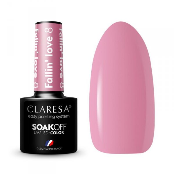 CLARESA Lakier hybrydowy Fallin` Love nr 8  5g