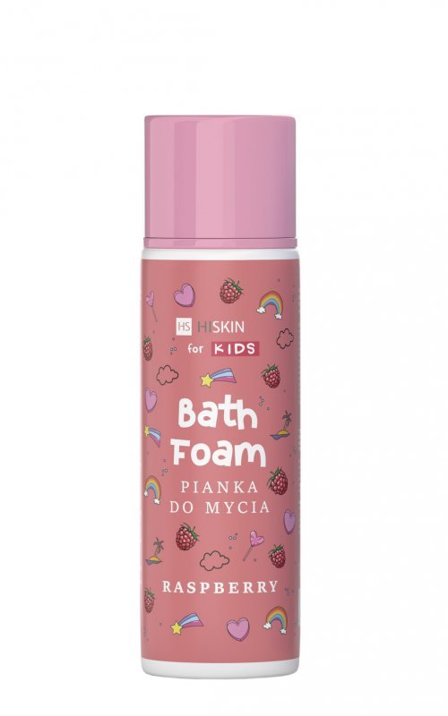 HISKIN for Kids Pianka do mycia ciała Raspberry 200 ml