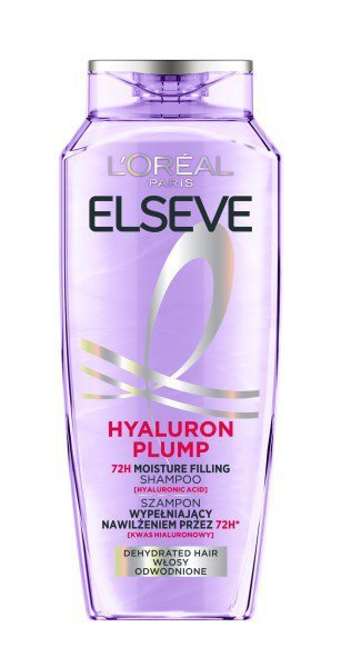 LOREAL ELSEVE Hyaluron Plump Szampon nawilżający do włosów suchych 400 ml