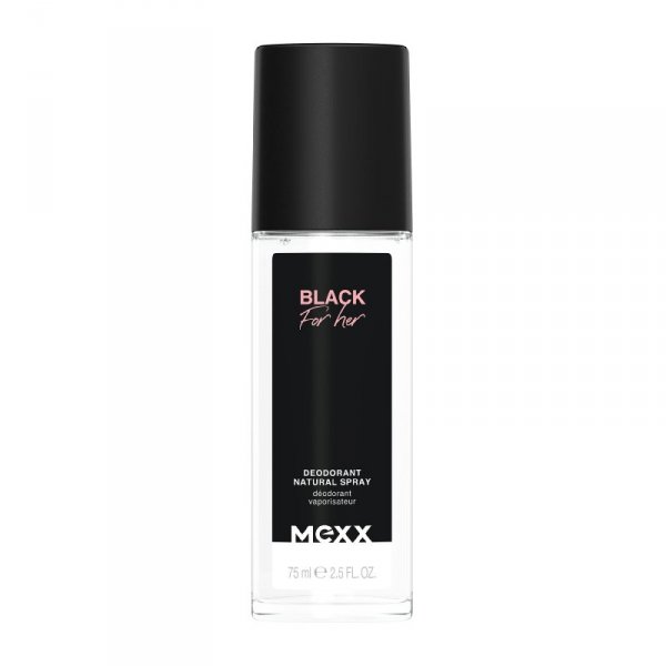 MEXX Dezodorant naturalny spray Black for Her 75 ml