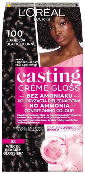 LOREAL Casting Creme Gloss Krem koloryzujący nr 100 Lukrecja