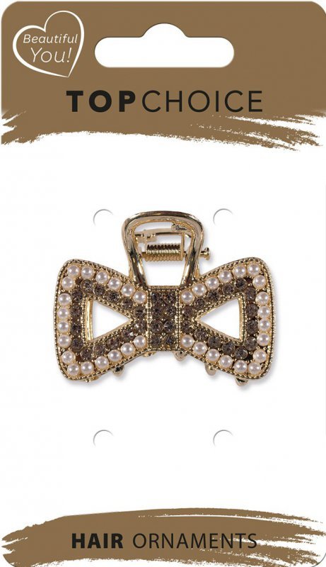 TOP CHOICE Klamra do włosów ZIRCONS