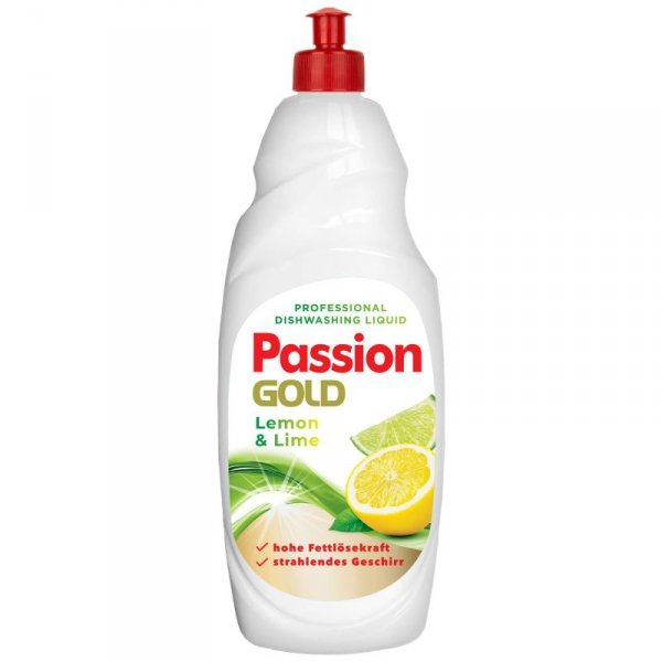 PASSION GOLD Płyn do mycia naczyń Lemon & Lime 850 ml