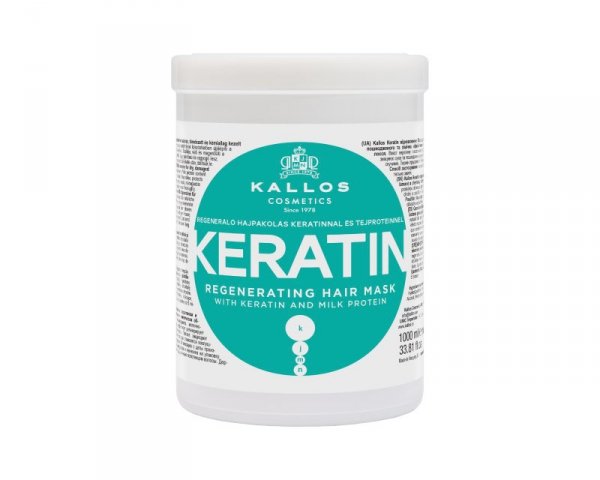 KALLOS Keratin Maska do włosów regenerująca 1000 ml
