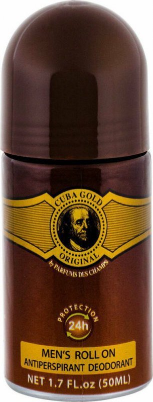 CUBA Gold Męski Dezodorant Roll-On 50 ml