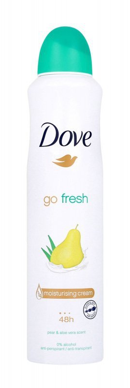 DOVE Go Fresh Dezodorant antyperspirant dla kobiet w sprayu Pearl & Aloe vera scent 250 ml