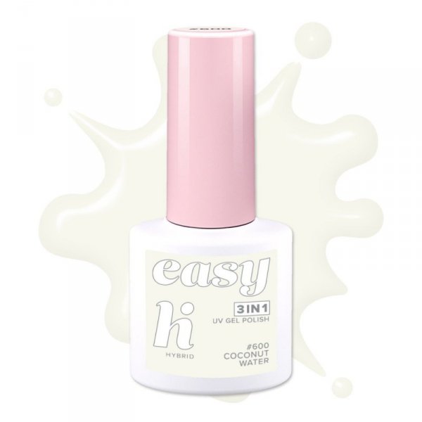 HI HYBRID Easy 3w1 Lakier hybrydowy nr. 600 Coconut Water 5 ml