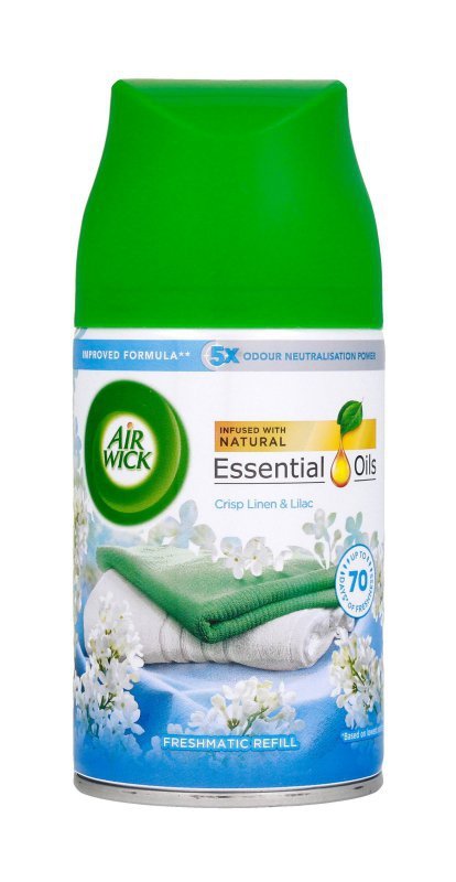 AIR WICK Essential Oils Wkład do automatycznego odświeżacza powietrza Len i Lilia 250 ml