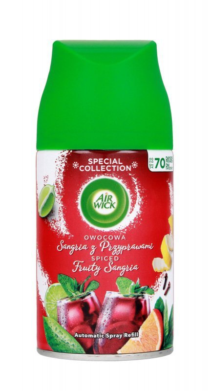 AIR WICK Essential Oils Wkład do automatycznego odświeżacza powietrza Owocowa Sangria z Przyprawami 250 ml