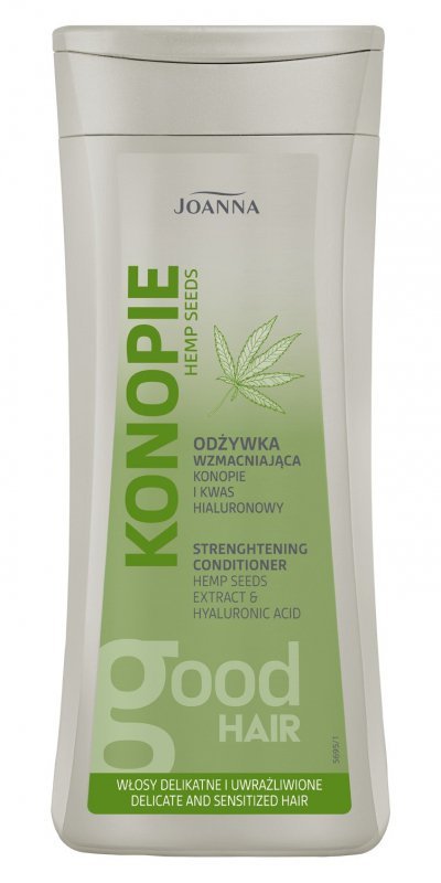 JOANNA Konopie Odżywka nawilżająco-wzmacniająca do włosów delikatnych i uwrażliwionych 200 g