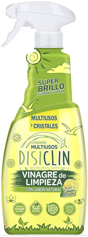 DISICLIN Uniwersalny spray czyszczący z octem Koncentrat o zapachu cytrynowym 750 ml