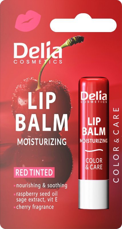DELIA Lip Balm SPF 30 Pomadka do ust ochronna Wiśnia 4.8g