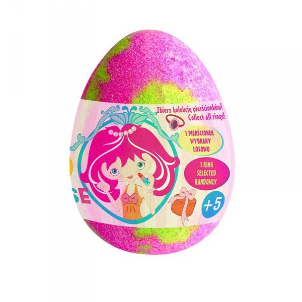 CHLAPU CHLAP Musujące jajo Bijou Surprise z pierścionkiem o zapachu oranżady