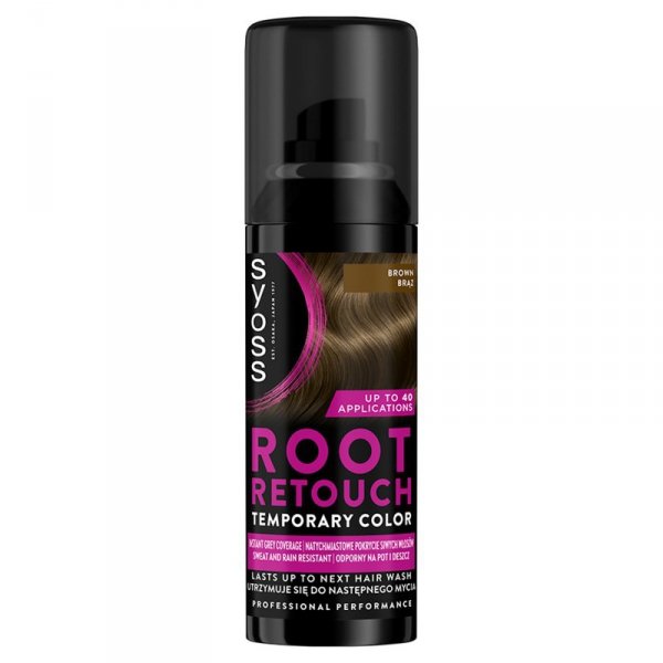 SYOSS Root Retouch Spray maskujący odrosty -  Brąz 120 ml