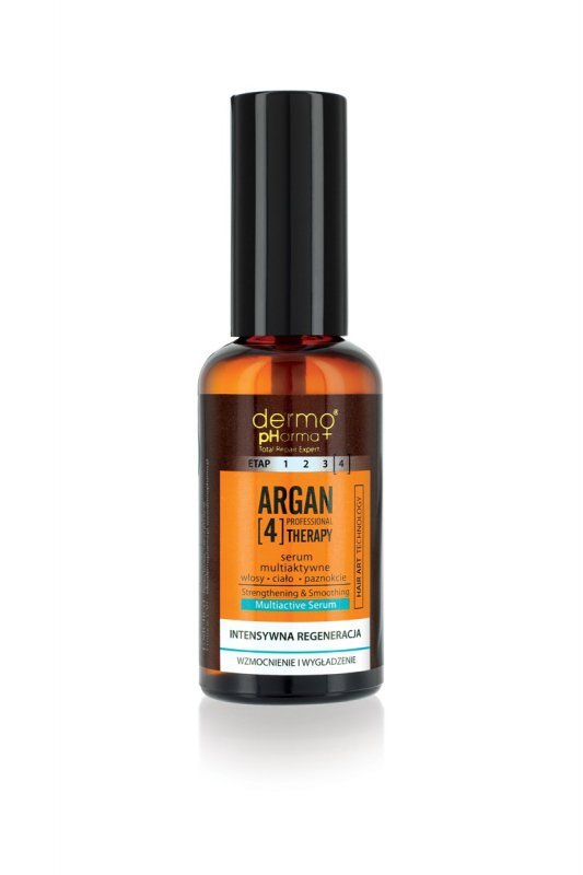 DERMO PHARMA Argan[4] Therapy Intensywna Regeneracja Serum multiaktywne do włosów, ciała i paznokci 50 ml