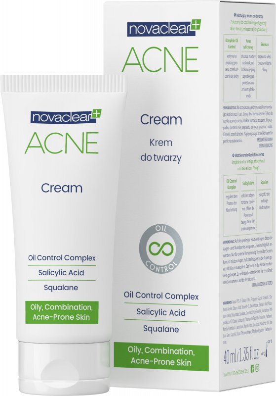 NOVACLEAR Acne Matujący krem do twarzy 40 ml
