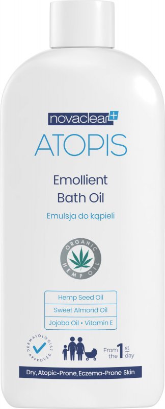 NOVACLEAR Atopis Emulsja do kąpieli dla dzieci i dorosłych z problemami skórnymi 500 ml