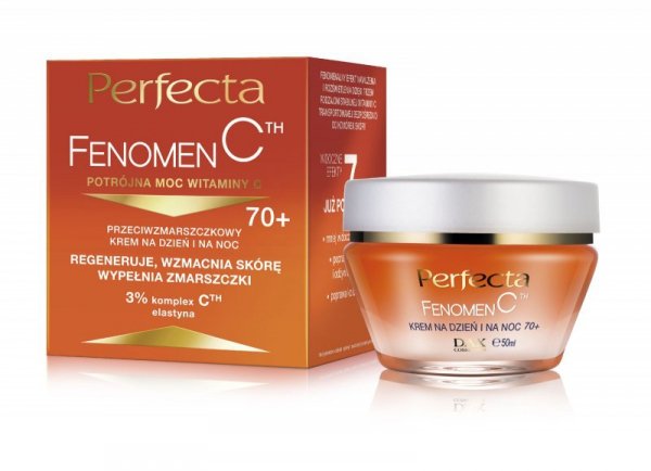 PERFECTA Fenomen C 70+ Wzmacniający krem przeciwzmarszczkowy na dzień i na noc 50 ml