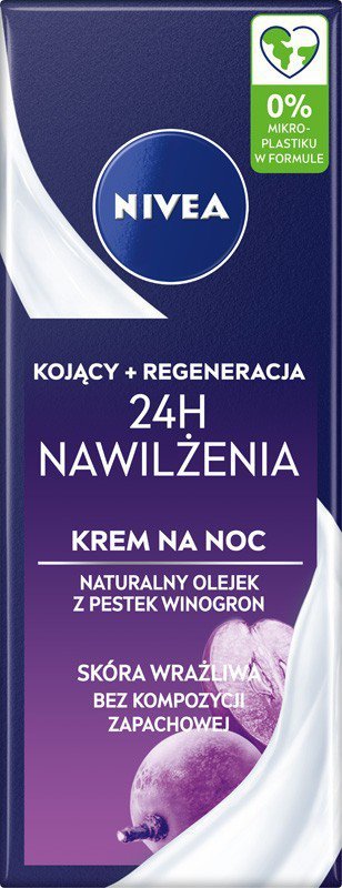 NIVEA V 24H NAWILŻENIA  Krem n/noc kojący 82348&