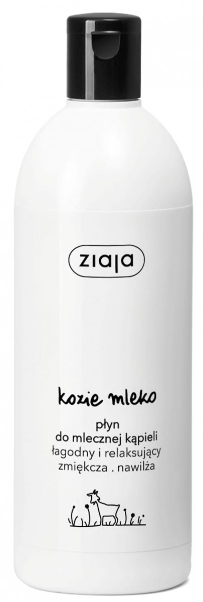 ZIAJA KOZIE MLEKO Płyn do Mlecznej Kąpieli, 500ml