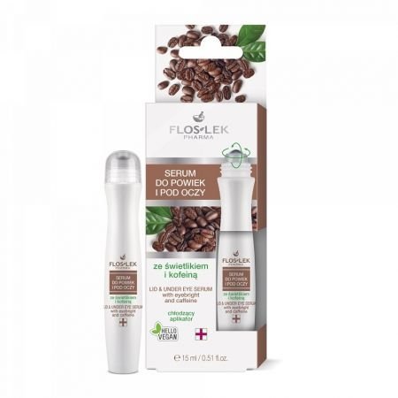 FLOSLEK Oczy Serum do powiek i pod oczy ze świetlikiem i kofeiną 15 ml
