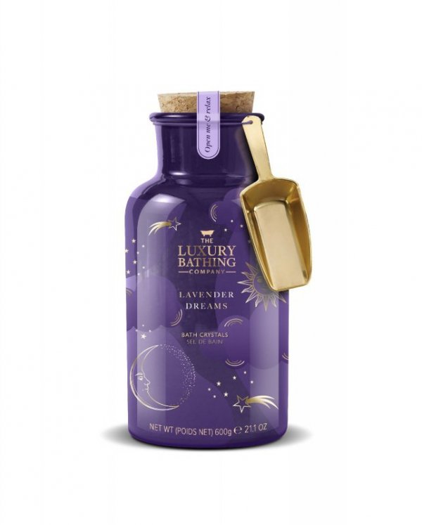 THE LUXURY BATHING COMPANY Bathtime Bliss Kryształki do kąpieli Lavender Dreams 600 g