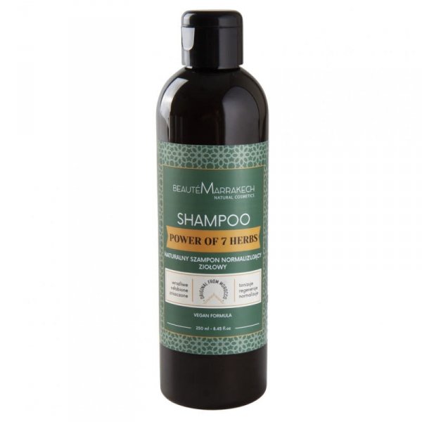 Szampon normalizujący do włosów przetłuszczających się z tymiankiem, rozmarynem i szałwią, Beaute Marrakech, 250ml
