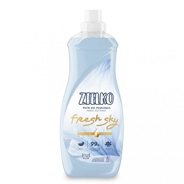 ZIELKO Płyn do płukania niebieski FRESH SKY, 1.52 l