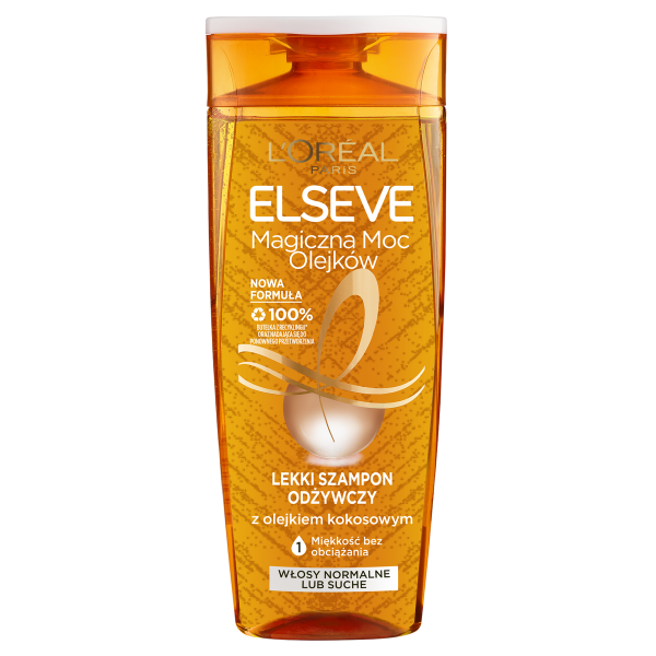 LOREAL ELSEVE Magiczna Moc Olejków Lekki szampon odżywczy z Olejkiem Kokosowy 400 ml
