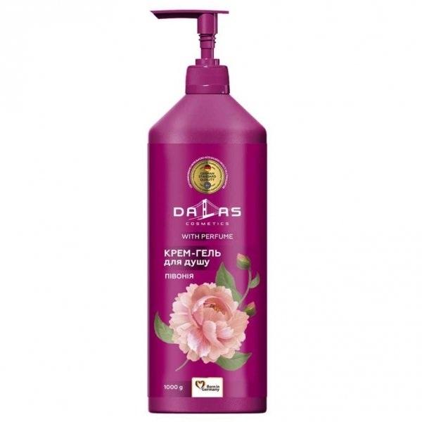 Żel pod prysznic Piwonia, DALAS, 1000 ml