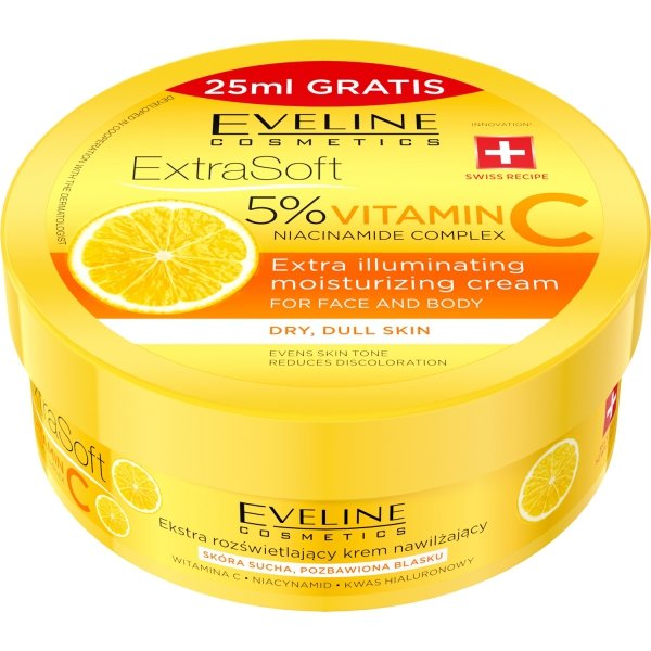 EVELINE BODY Krem do twarzy i ciała E.S SOS VIT C 175 ml