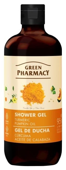 GREEN PHARMACY Multi Żel pod prysznic Kurkuma + Olejek dyniowy, 500 ml