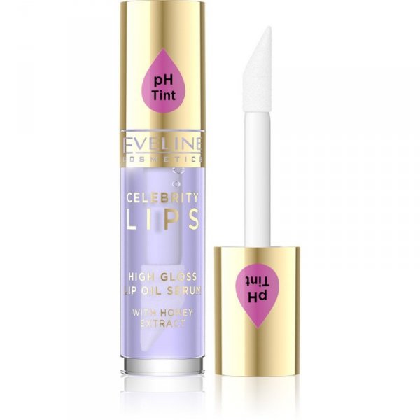 EVELINE Celebrity Lips Olejek – serum do ust 03 Violet 5 ml