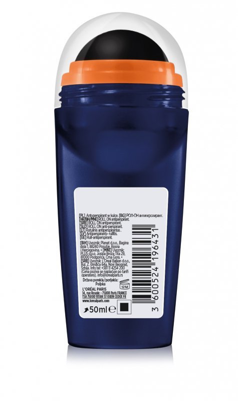 LOREAL Men Expert Hydra Hyaluronic Antyperspirant 72h W Kulce Roll-On 50 ml