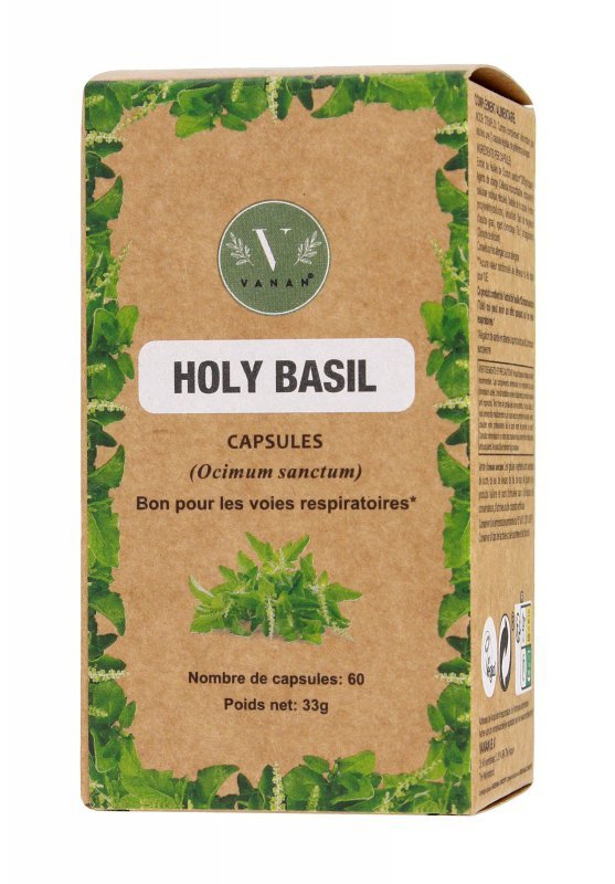 VANAN Holy Basil Suplement diety wspomagający układ oddechowy Kapsułki 60 szt.