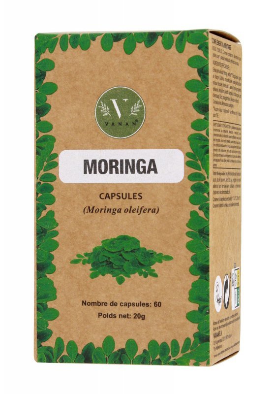 VANAN Moringa Suplement diety wspomagający układ ruchu i regenerację Kapsułki 60 szt.