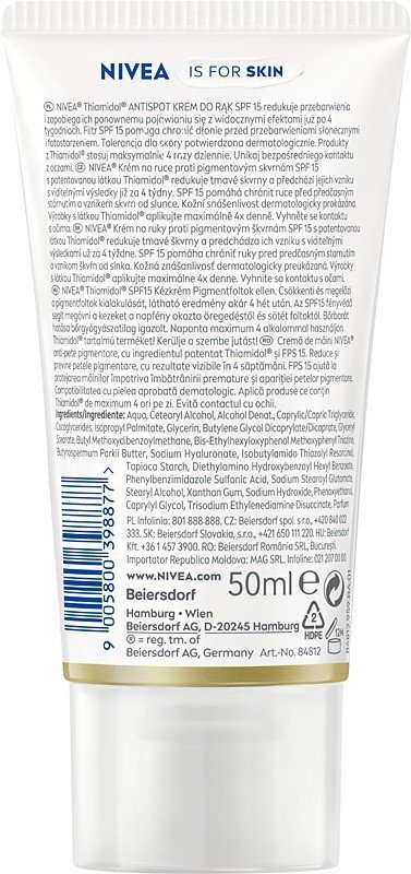 NIVEA Luminous Antispot  Krem przeciw przebarwieniom do rąk 50 ml