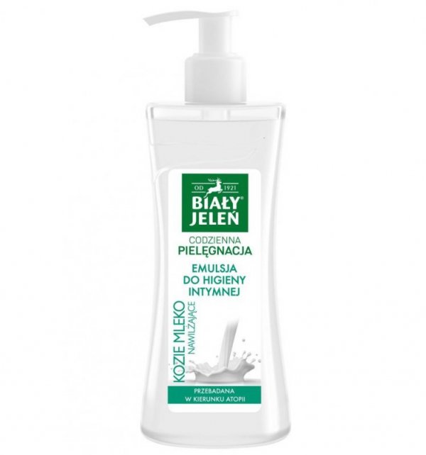 Biały Jeleń Emulsja do higieny intymnej hipoalergiczna Kozie Mleko  265ml