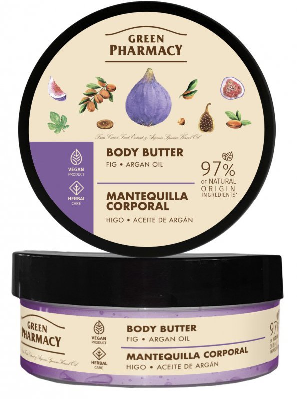 GREEN PHARMACY Masło do ciała Figa i Olej arganowy 200 ml