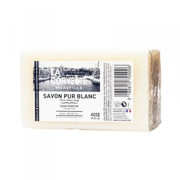 Białe mydło PUR BLANC, La Corvette, 400 g