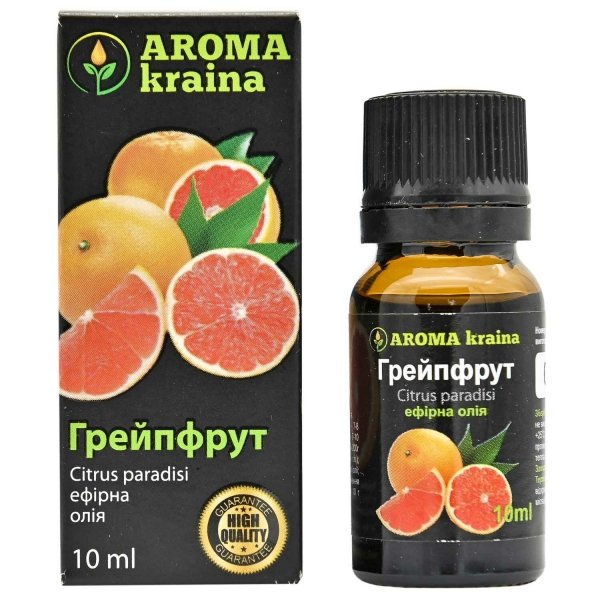 Olejek Eteryczny Grejpfrutowy, Naturalny, AROMA kraina, 10ml